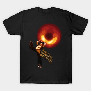 Developer absorbed by the black hole T-Shirt